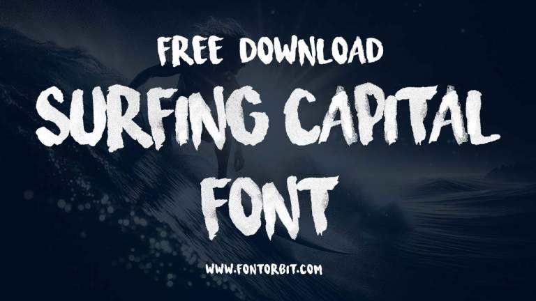 Surfing Capital Font – Stylish And Playful Typeface
