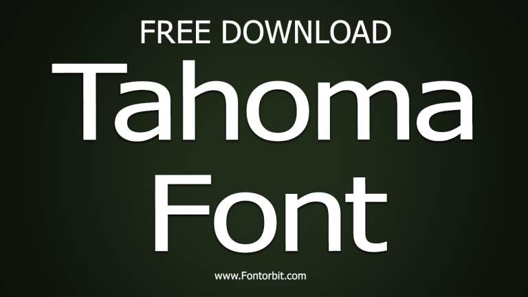 Tahoma Font: A Timeless and Readable Sans-Serif Typeface for All Projects