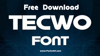 Tecwo Font A Modern Typeface For Creatives