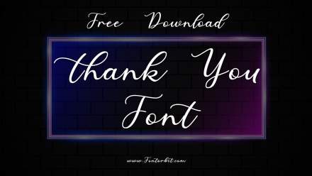 Create Stunning Designs With The Thank You Font