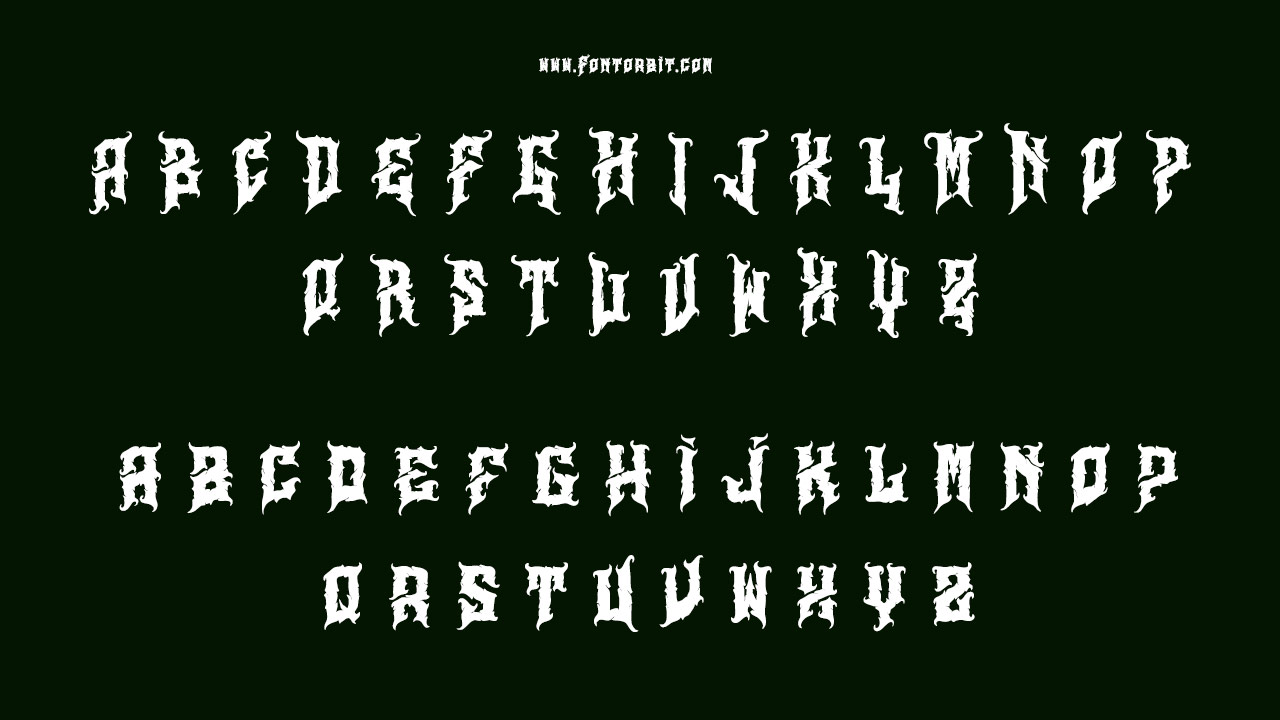 The Aligator Font Family Includes