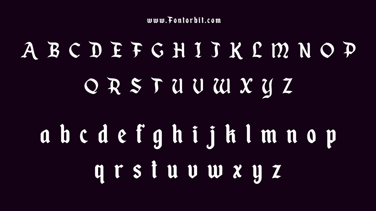 The Enchanted Land Font Family Includes