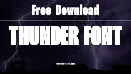 Thunder Font: A Unique Typeface For Dynamic Designs