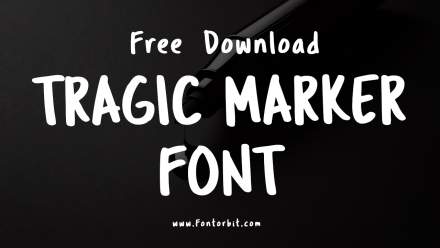 Explore The Artistry Of Tragic Marker Font For Unique Designs
