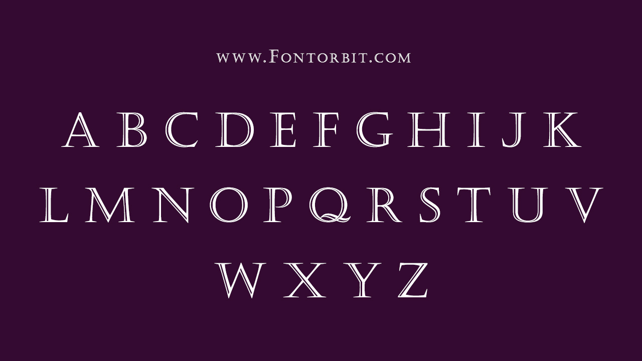 Type Of The Castellar Font (Font Family)