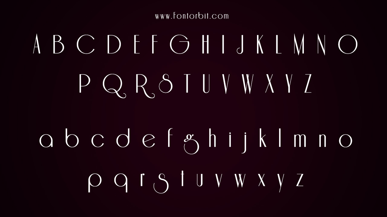 Type Of The Riesling Font (Font Family)