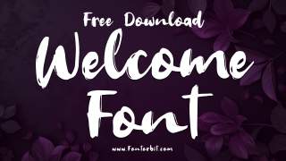 Explore Friendly And Inviting Welcome Font For Your Website