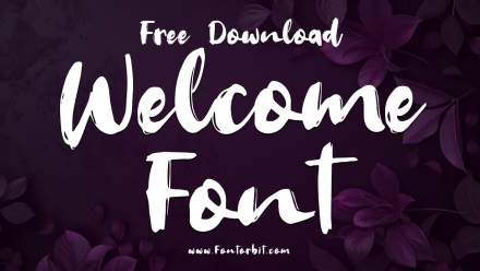 Explore Friendly And Inviting Welcome Font For Your Website