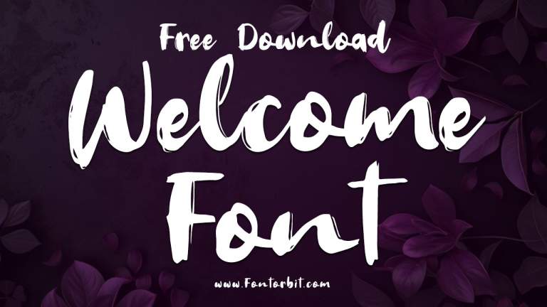 Explore Friendly And Inviting Welcome Font For Your Website