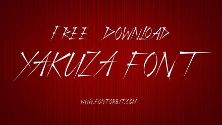 Yakuza Font: Perfect Typeface For Strong Visual Identity