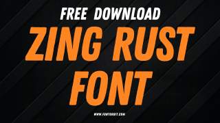Why Zing Rust Font Is Perfect For Your Creative Projects