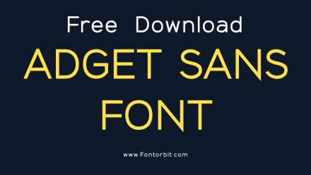 Adget Sans Font: A Modern Typeface For Every Need