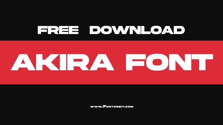 Explore The Versatility Of Akira Font For Your Designs