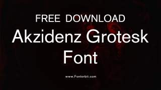 Akzidenz Grotesk Font: A Timeless Sans-Serif Classic
