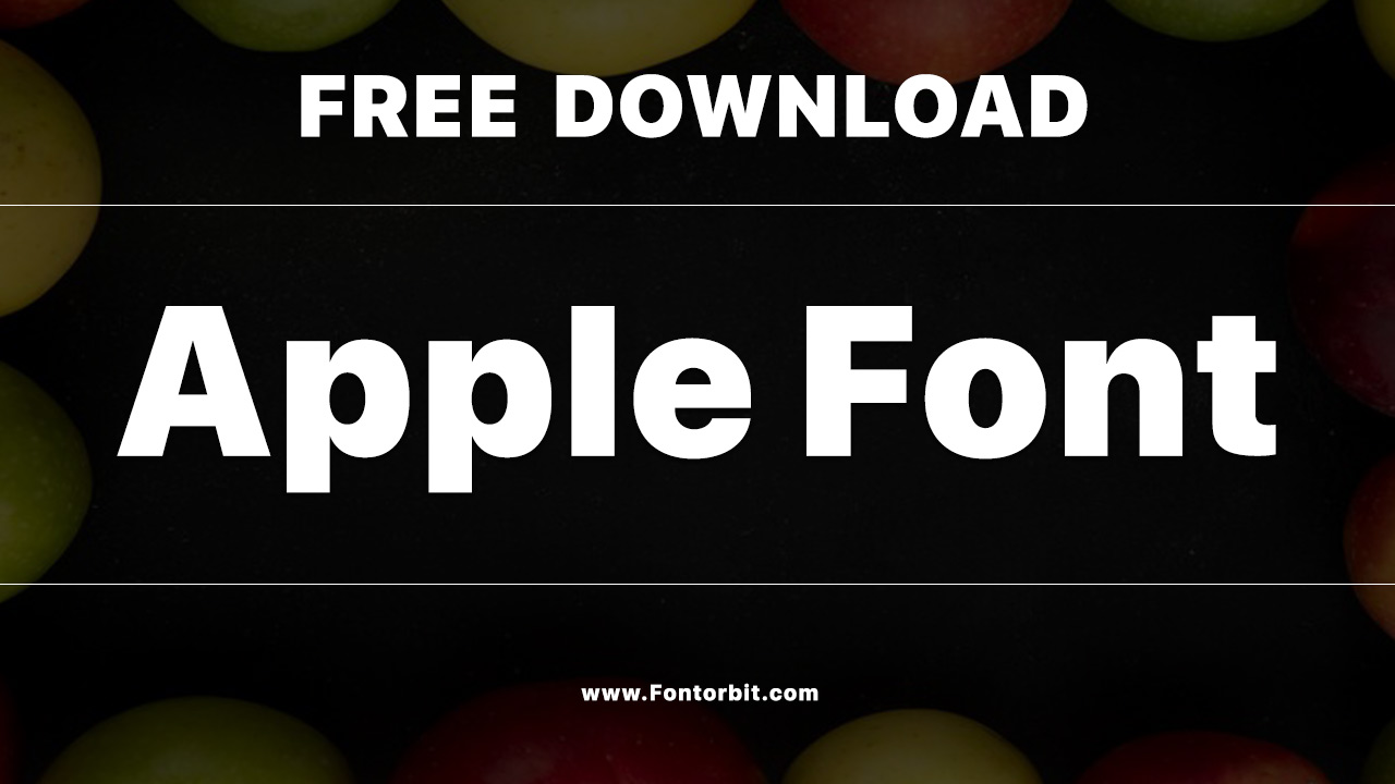 Apple Font