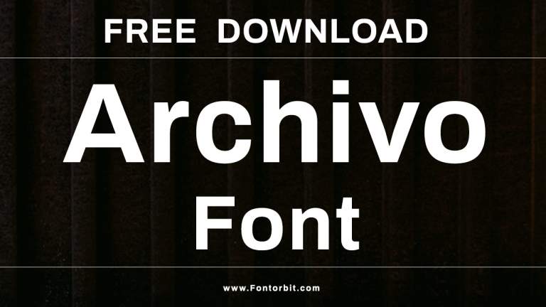 Why Archivo Font is Perfect for Your Designs