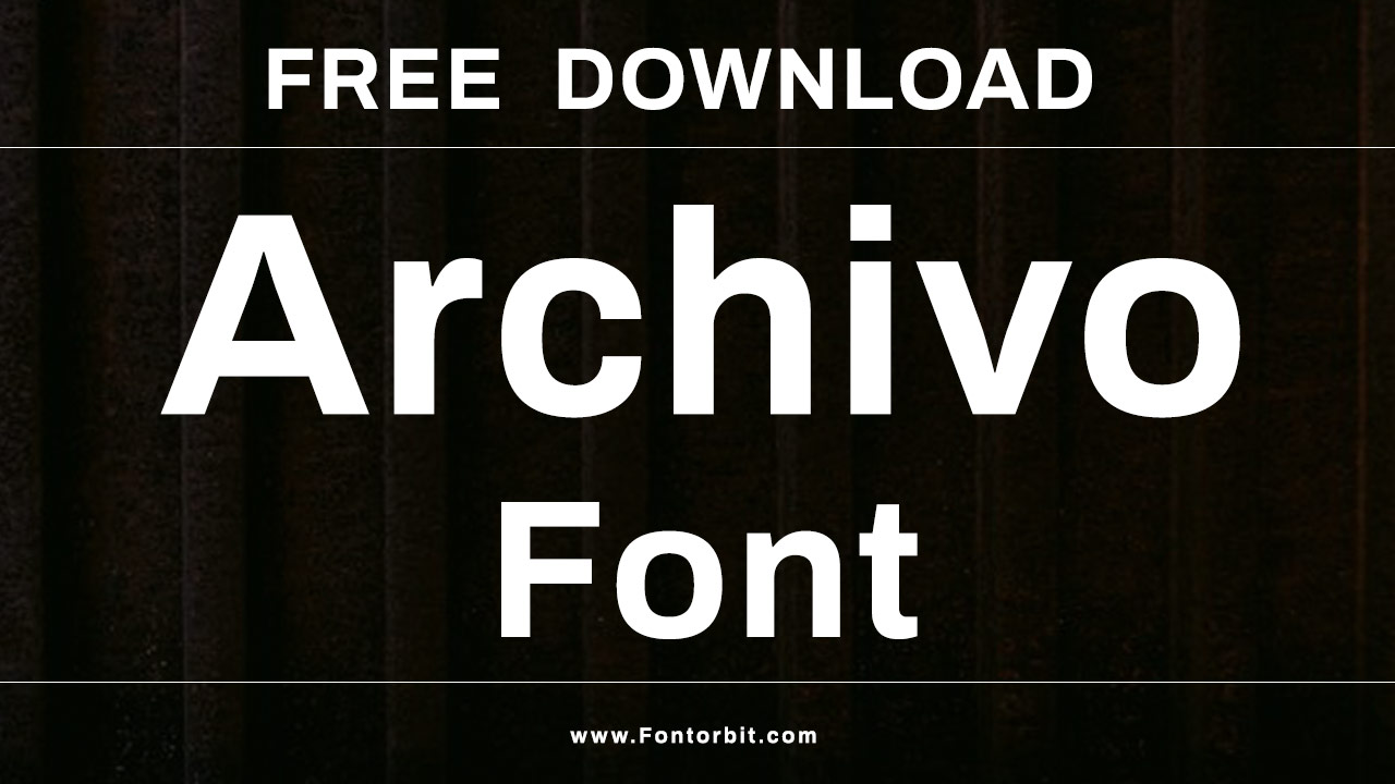 Archivo Font