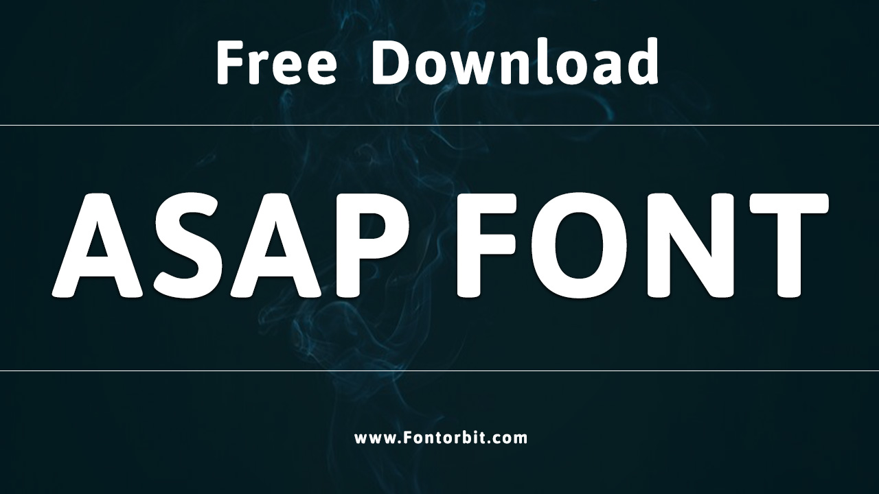 Asap Font