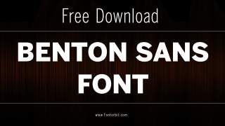 Explore Benton Sans Font For Stylish Typography