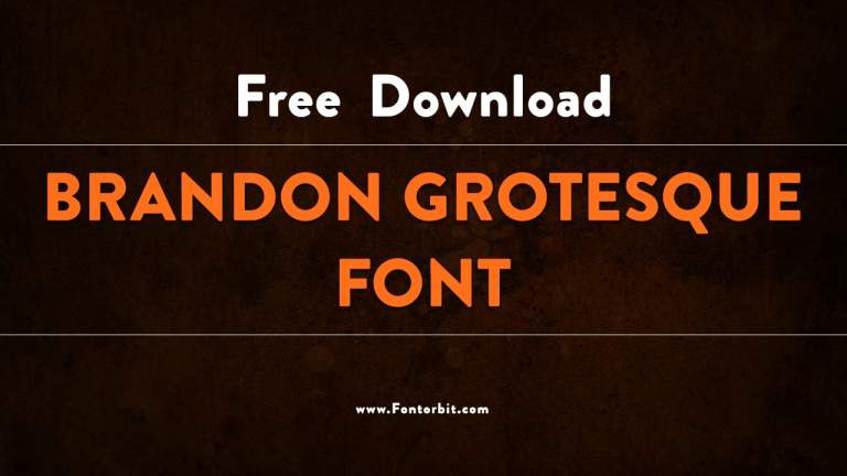 Brandon Grotesque Font: Perfect For Modern Typography