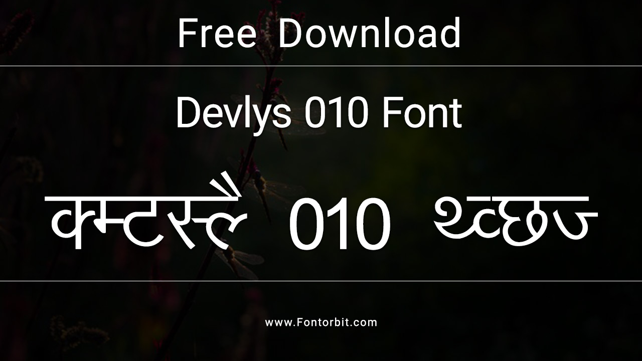 Devlys 010 Font