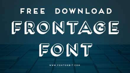 Frontage Font: Stylish And Versatile Typeface