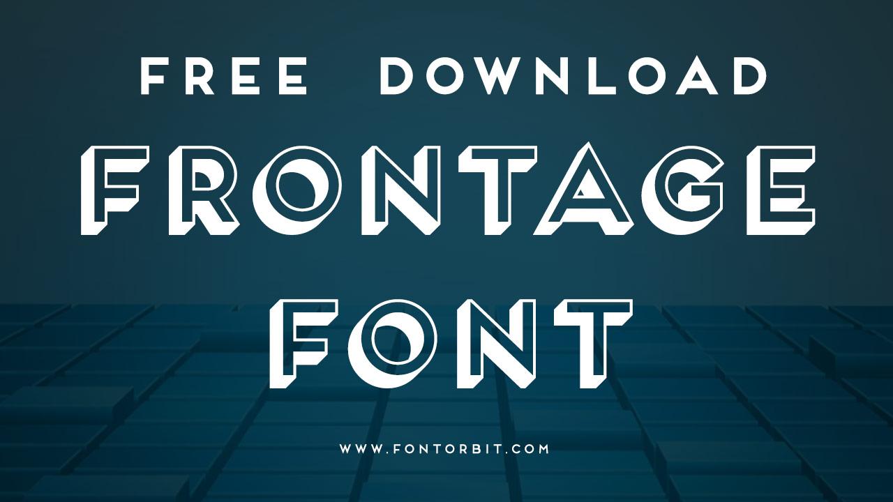 Frontage Font