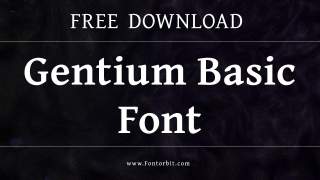 Why Choose Gentium Basic Font For Your Designs