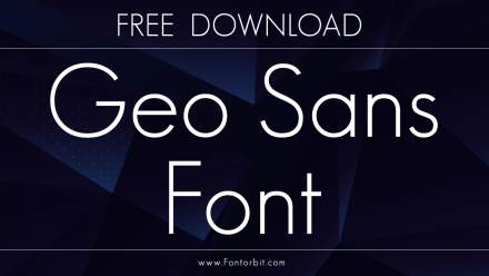 Enhance Your Designs With Geo Sans Font