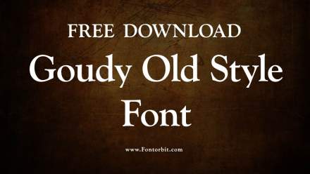 Goudy Old Style Font: A Blend of Tradition and Style