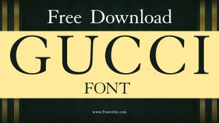 Gucci Font | Elegant Serif Typeface for Luxury Branding
