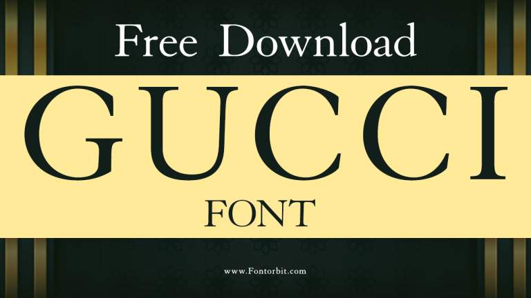 Gucci Font | Elegant Serif Typeface for Luxury Branding