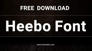 Heebo Font: A Modern Typeface For Creative Projects