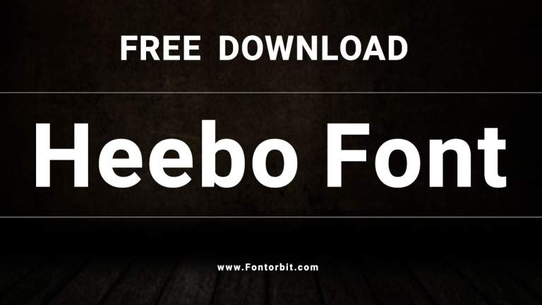 Heebo Font