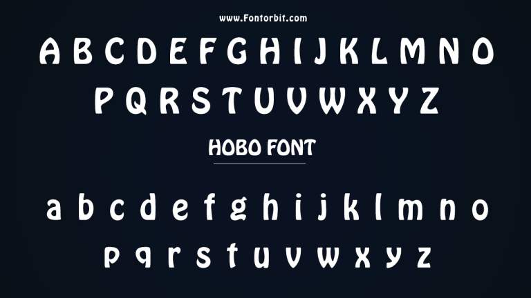 Hob Text Enhance Your Designs With Hobo Font