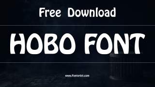 Hobo Font: A Retro Typeface For Unique Designs