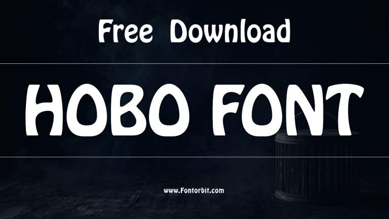 Hobo Font: A Retro Typeface For Unique Designs