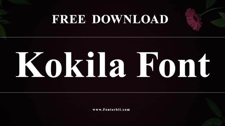 Kokila Font: Elegant Typography For Creative Projects