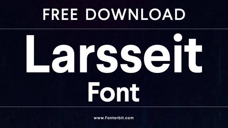 Larsseit Font