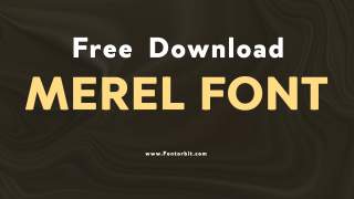 Discover Merel Font: Modern Style for Timeless Designs