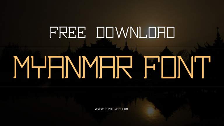 Myanmar Font