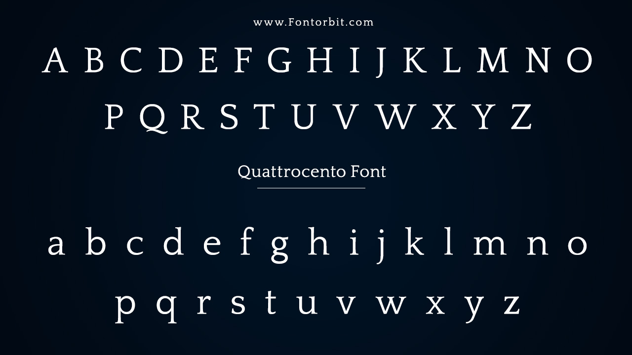 Quattrocento Family Includes