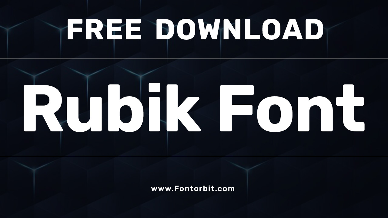 Rubik Font