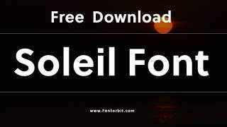 Enhance Your Projects With The Stylish Soleil Font