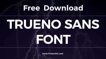 Trueno Sans Font: The Ideal Choice For Clean Typography