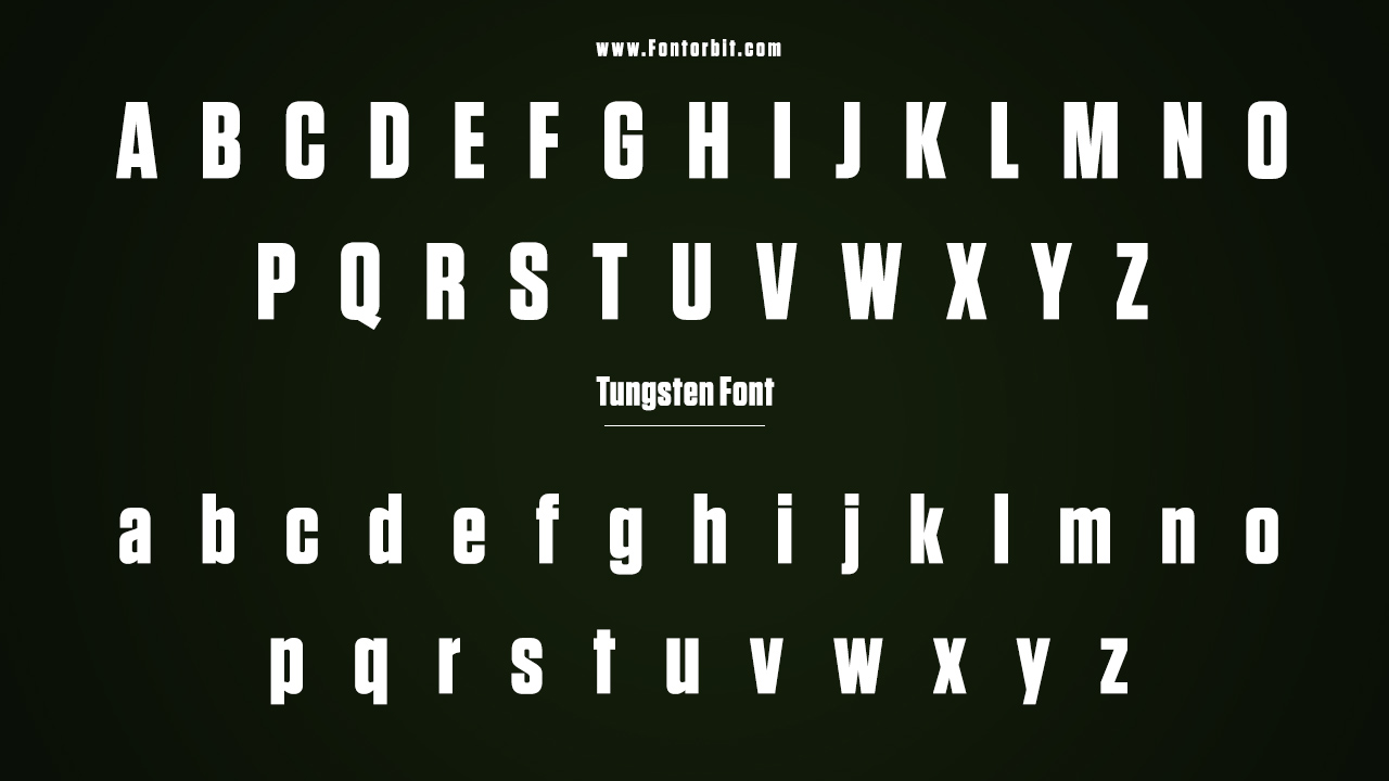 Tungsten Family Includes