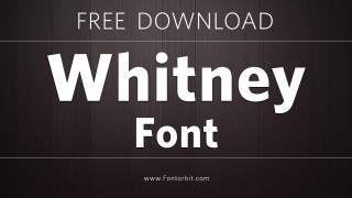 Whitney Font: A Modern Typeface For Digital Designs