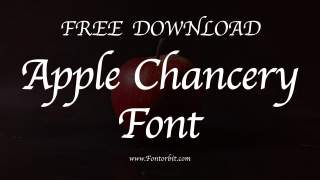 Discover the Elegance of Apple Chancery Font