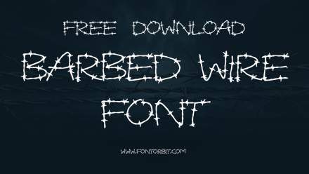 Barbed Wire Font: A Bold Choice for Graphic Projects