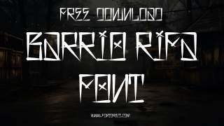 Discover the Beauty of Barrio Rifa Font for Design